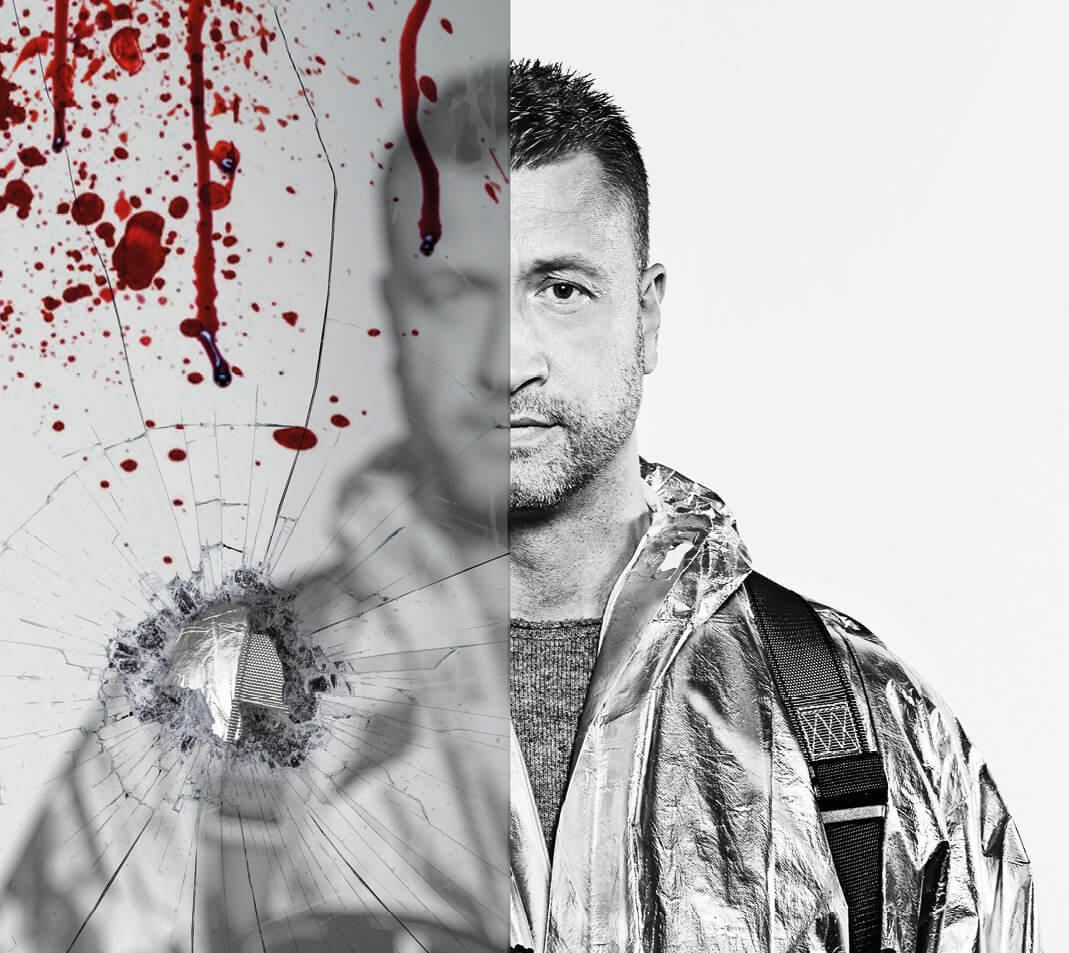 Marcell Engel ist „Der Tatortreiniger“ Delta im Quadrat